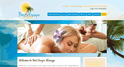 Desktop Screenshot of bestescapemassage.com